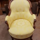 fauteuil gepolstert